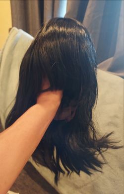 Long Dark Brown Wig