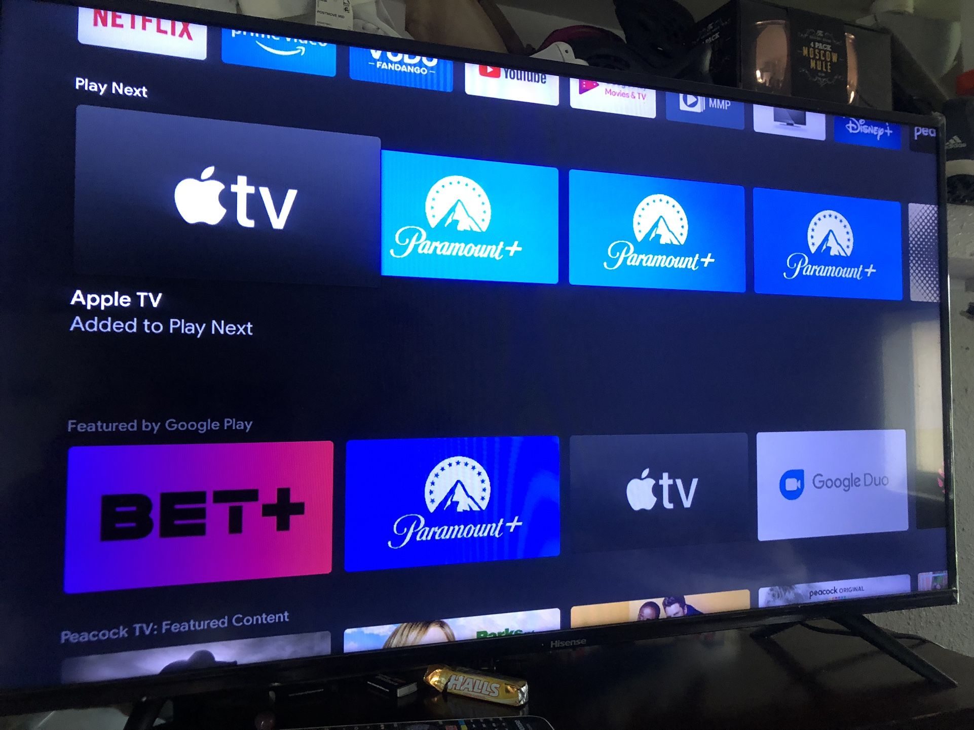 HISENSE 37”” TV.