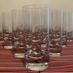 Set of 10 - 12 oz (heavy bottom) Highball glasses in perfect condition
