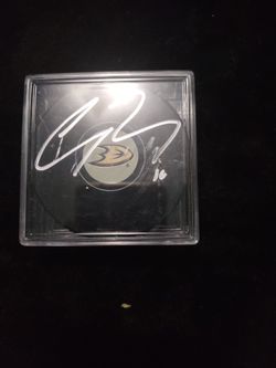 Corey Perry Signed Puck