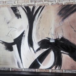 ., Braidage Brown/Black/White Wall Art