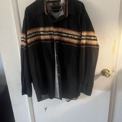 Roper Long Sleeve 2xl Cowboy Shirt 