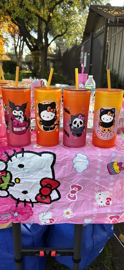 Hello Kitty Handmade Tumblers 