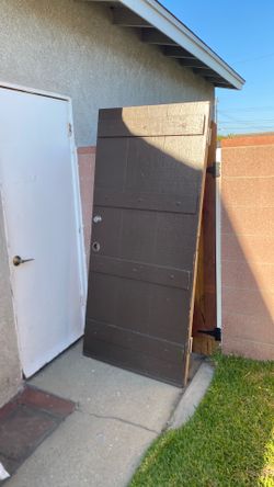 Wood door