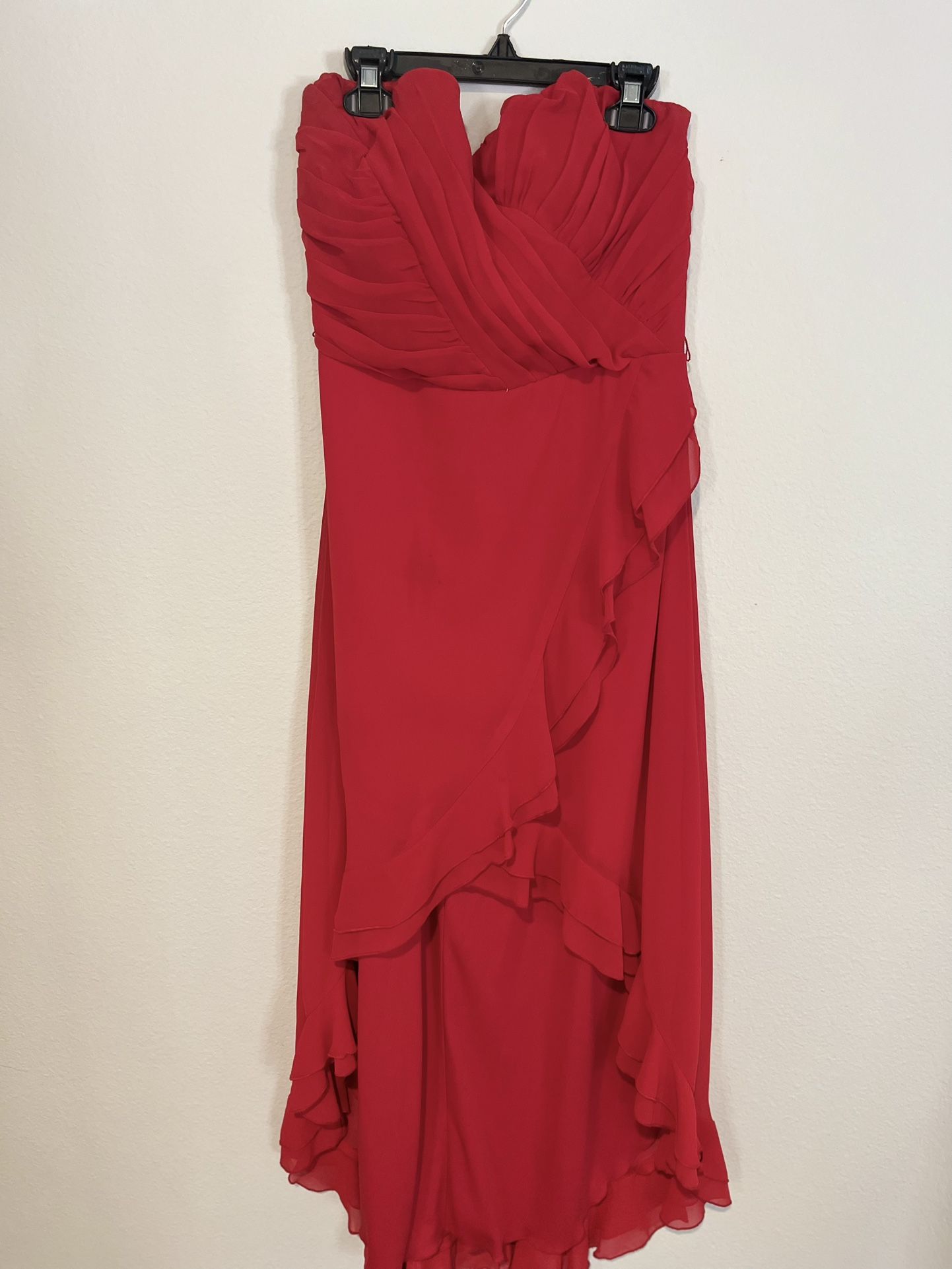 Red Cocktail Or Formal Dress