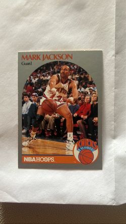 NBA Hoops 1990 Mark Jackson. Collection card