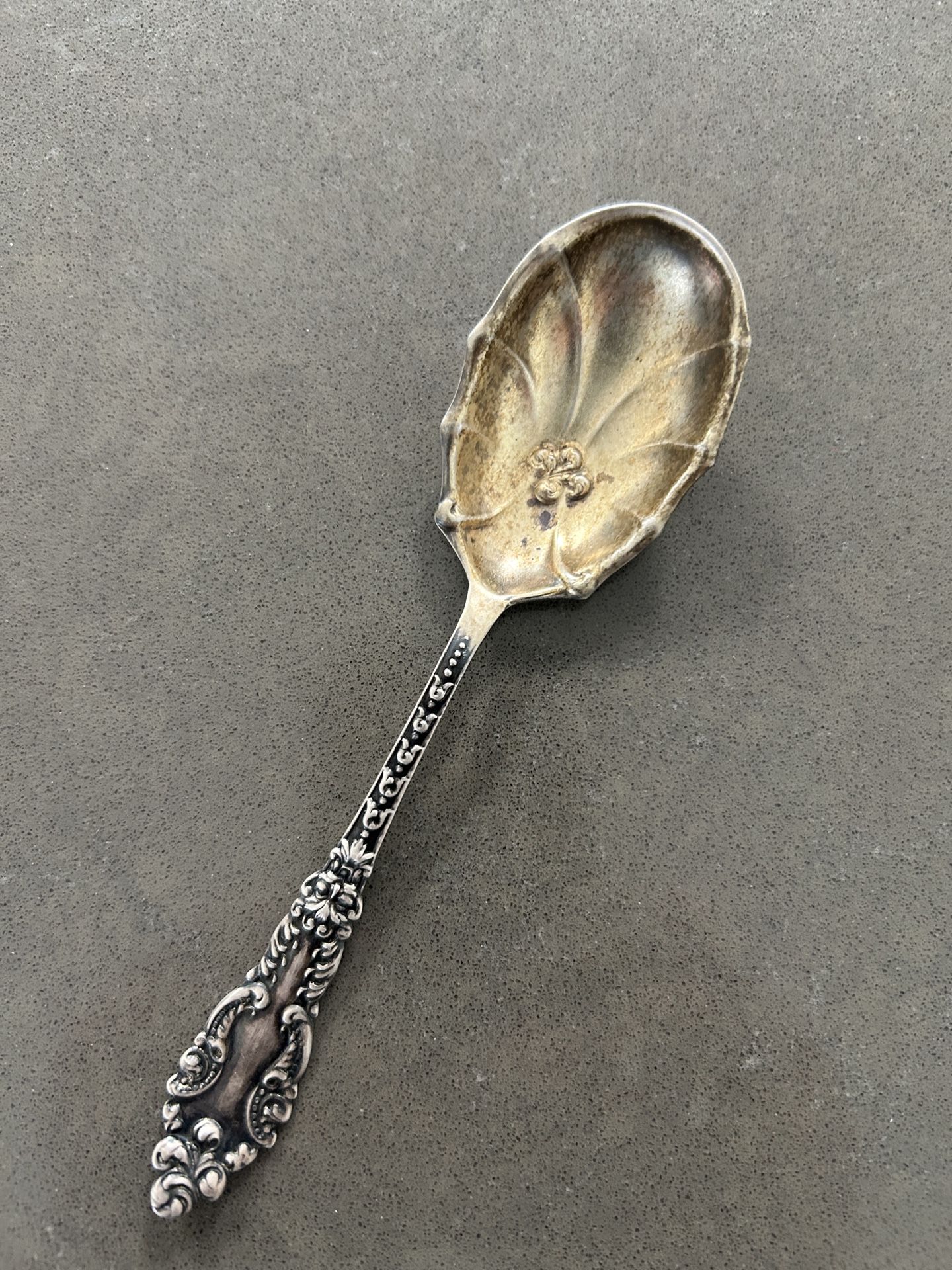 Four Vintage Sterling Silver Spoons 83 Grams Antique R Wallace & Sons Manchester Co
