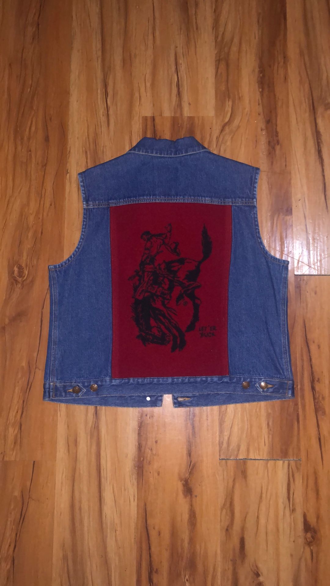 Pendleton Denim Vest