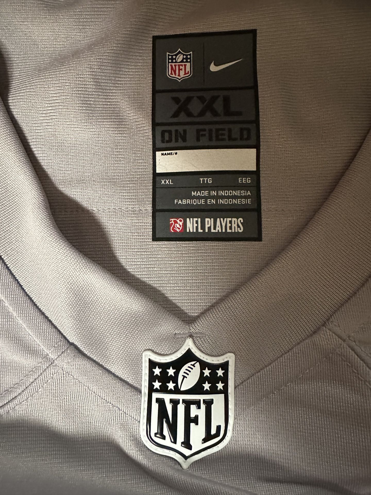 Nike NFL Kansas City Chiefs Super Bowl LVII Atmosphere (Patrick Mahomes) Men's Fashion Football Jersey - Grey 3XL