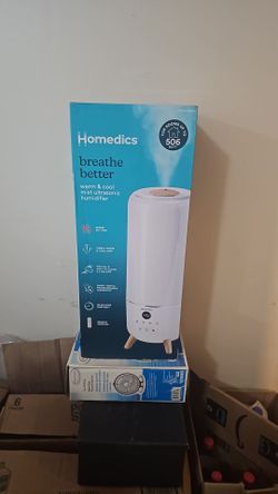 Homedics Warm & Cool Mist Ultrasonic Humidifier. $65 OBO