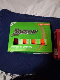 Brand new GOLF BALLS By SRIXON BRITE ORANGE