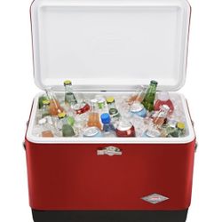 Coleman Steel 54qt Belted Cooler .