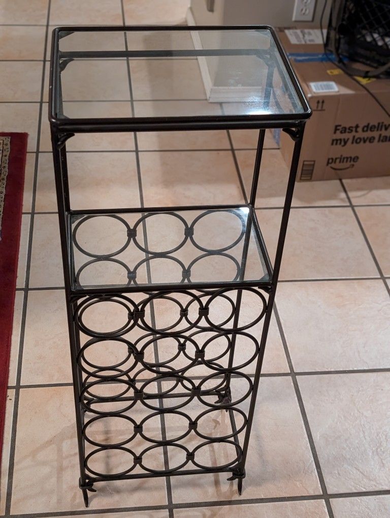Wine Rack And Shelf