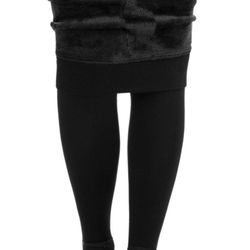 ATHVOTAR Fleece Lined Winter Warm Leggings for Women Thick Thermal Velvet Tights
