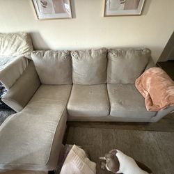 Gray Couch Sectional 