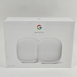 GOOGLE NEST WIFI PRO 6E WiFi Mesh System  G6ZUC Pair