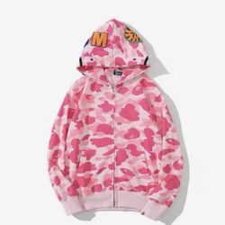 Pink Bape Hoodie