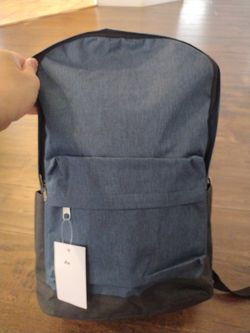 Brand new navy backpack large capacity