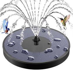 Solar Bird Bath Fountain! 1 Left!!!