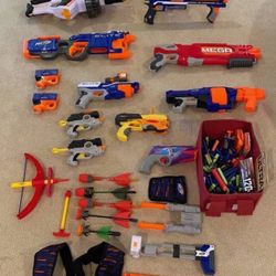 Nerf Dart Guns - Major Collection 16 Guns/Rifles