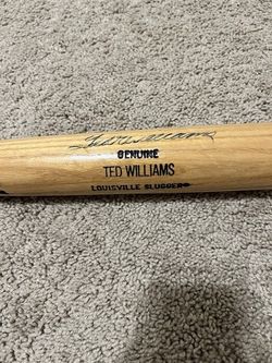 Ted Williams Signed H&B Louisville Slugger PSA COA