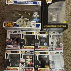 Star Wars Pop Figures Lot Vaulted