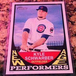 KYLE SCHWARBER /99 RARE 5x7 LARGE 2016 VARIATION TOPPS NEW AGE RC BASEBALL CARD