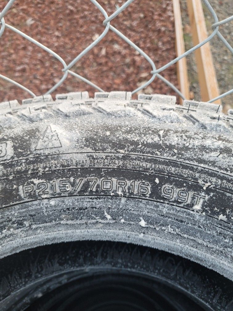 Very New Tires All Terrain P215/70R16