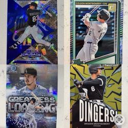 Chicago White Sox - 4 card lot- Prospects / Rookies / Parallel / Inserts PYC - Montgomery Teel