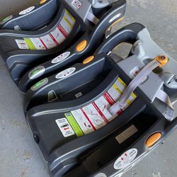 TWO Chicco Car seat Bases