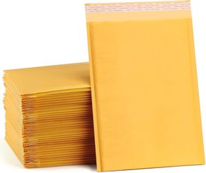 📦 Paper Mart Golden Kraft Bubble Mailers – New Shipping Envelopes