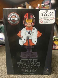 Star Wars Poe Dameron Bust Gamestop Exclusive