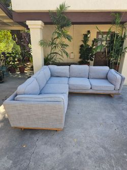 Article Timber Corner Sectional Couch