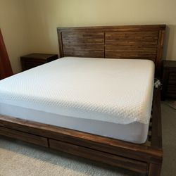 King size 4 Piece Bedroom Set