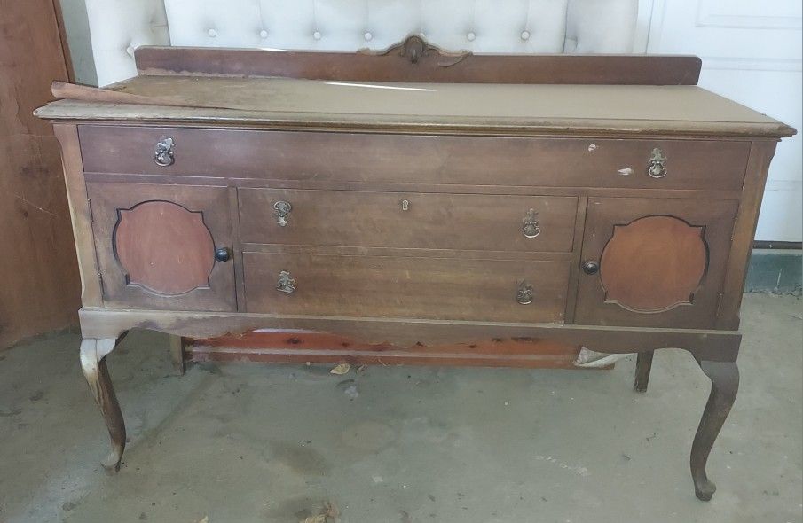 Vintage Wood Buffet