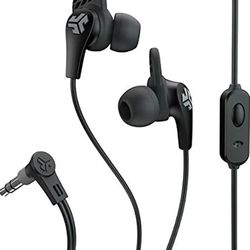 JLab Audio JBuds Pro Signature Earbuds | Titanium 10mm Drivers | Music Controls, Universal Mic | Custom Fit with Cush Fins | Black

