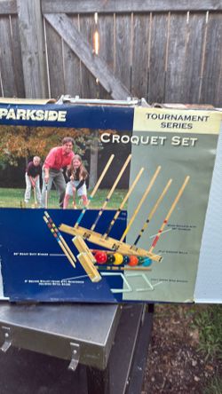 Parkside tournament series croquet  set