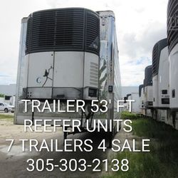 2013 REEFER 53' FT. CARRIER UNITS WAGON VAN TRAILER 