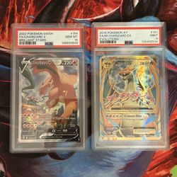 Charizard PSA Slabs 