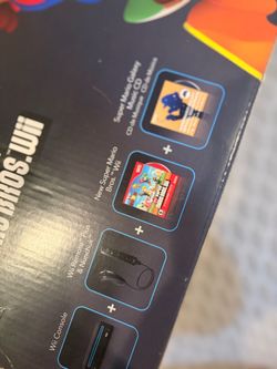WII included with Mario game and remote