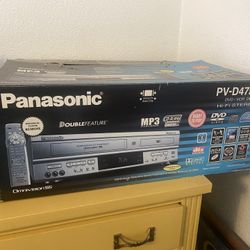 Panasonic VCR DVD Double Feature