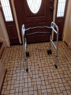 Probasics aluminum walker adjustable folding