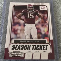 2021 Panini Contenders Draft Picks #88 Myles Garrett TEXAS A&M Cleveland Browns