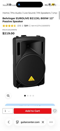 Pa speakers