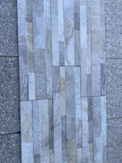 Beige Tile Mate Finish With Design Size Is 6”x24” Inches I Have 51’ Square Feet 