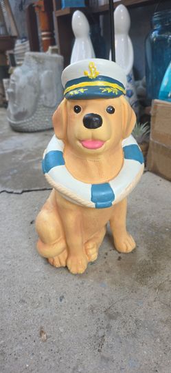 Garden nautical dog