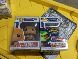 Funko Pop Masters Of The Universe  He man And Skeletor