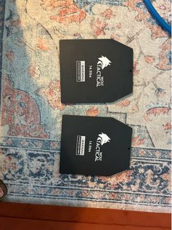 Weighted vest plates (plates only)