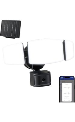 Solar Outdoor Flood Light With Camera