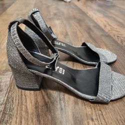 Silver Sparkly Heels 